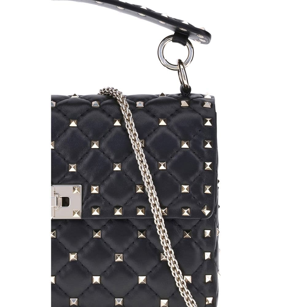 Valentino Garavani Black Lamb Ovis Aries Aries Handbag - 4