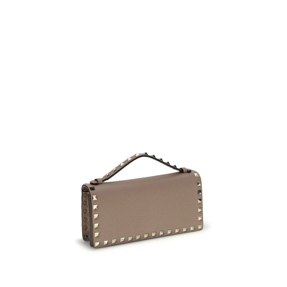 Valentino Garavani Beige Calf Leather Bos Taurus Wallet - 2