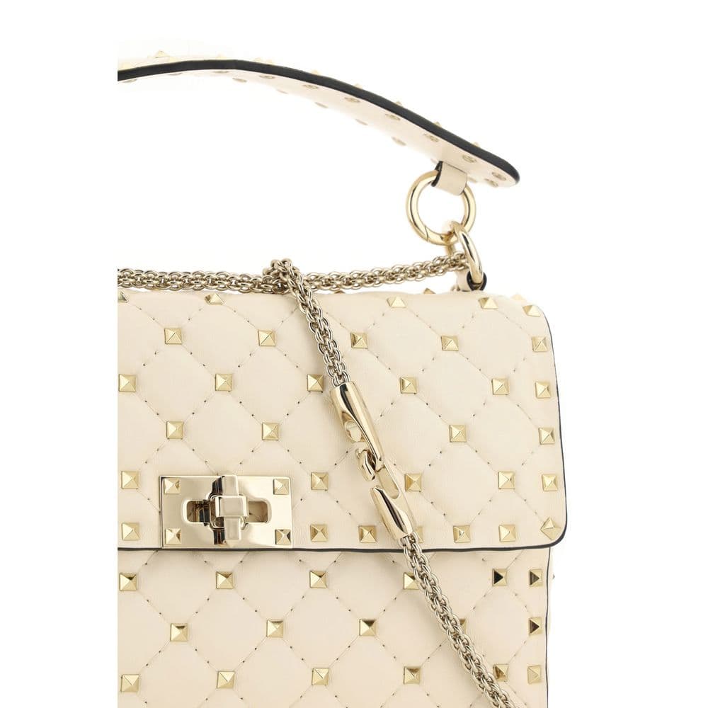 Valentino Garavani Beige Lamb Ovis Aries Aries Handbag - 4