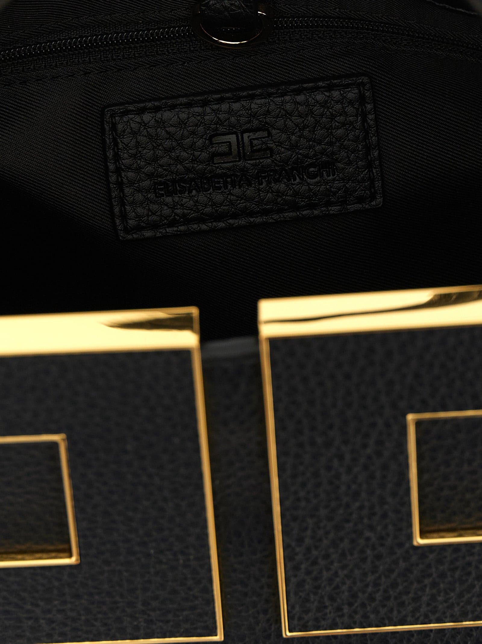 Elisabetta Franchi Black Polyester Tote Bag - 4
