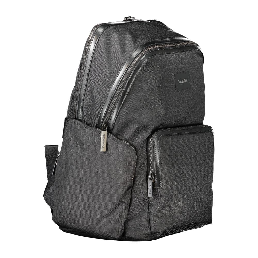 Calvin Klein Black Polyester Men's Backpack - 3