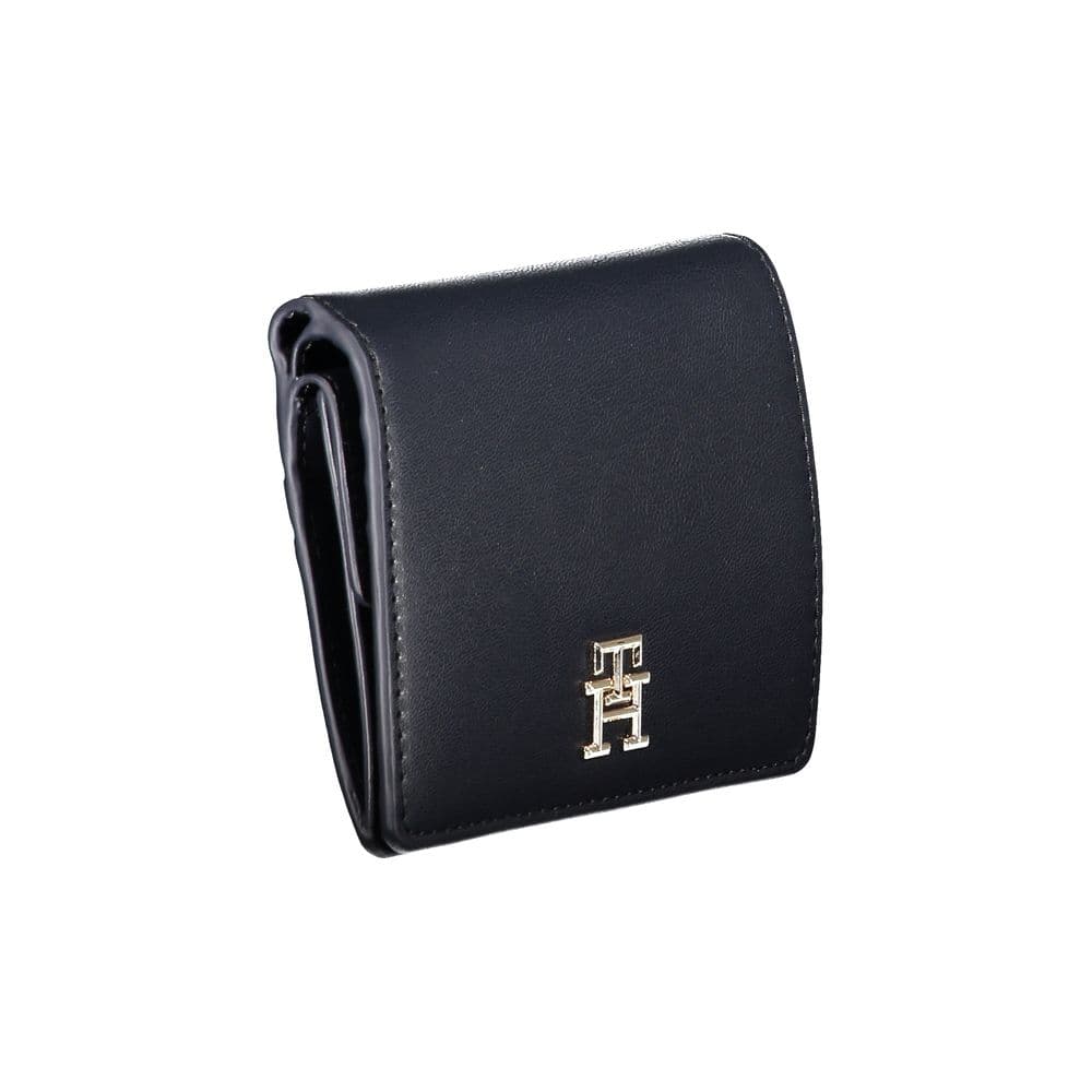 Tommy Hilfiger Blue Polyurethane Women Wallet - 3