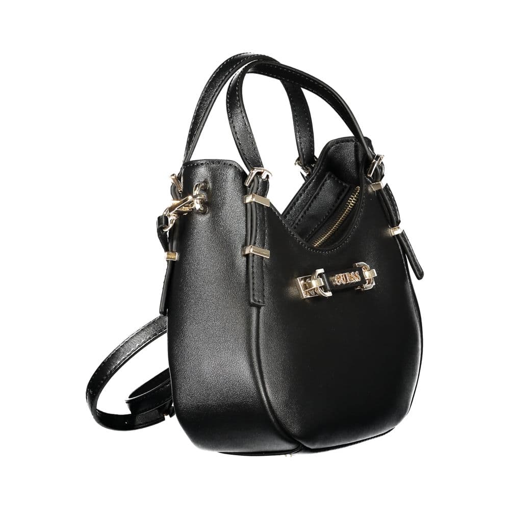 Guess Jeans Nero Poliuretano Women Handbag - 3