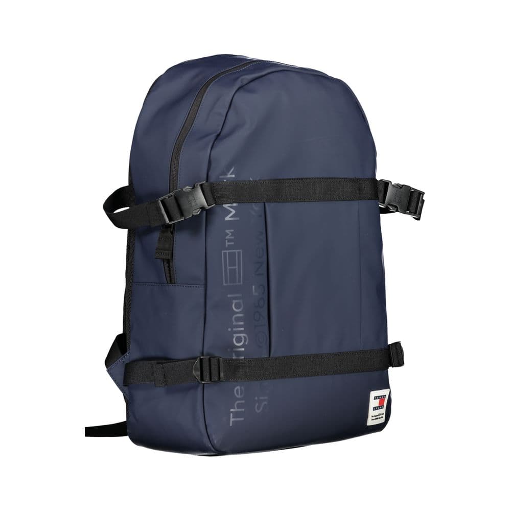 Tommy Hilfiger Blue Polyurethane Men Backpack - 3