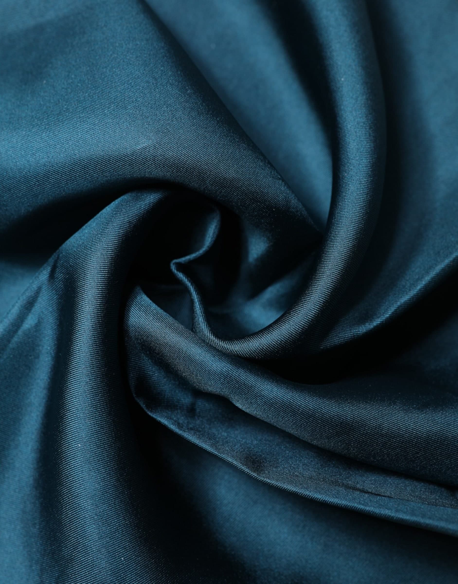 Dolce & Gabbana Blue Silk Square Pocket Handkerchief Scarf