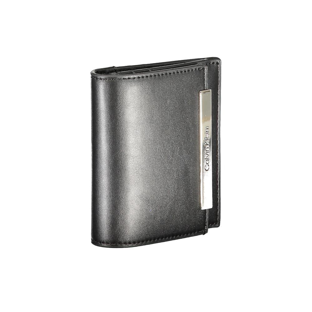 Calvin Klein Black Polyurethane Women Wallet - 3