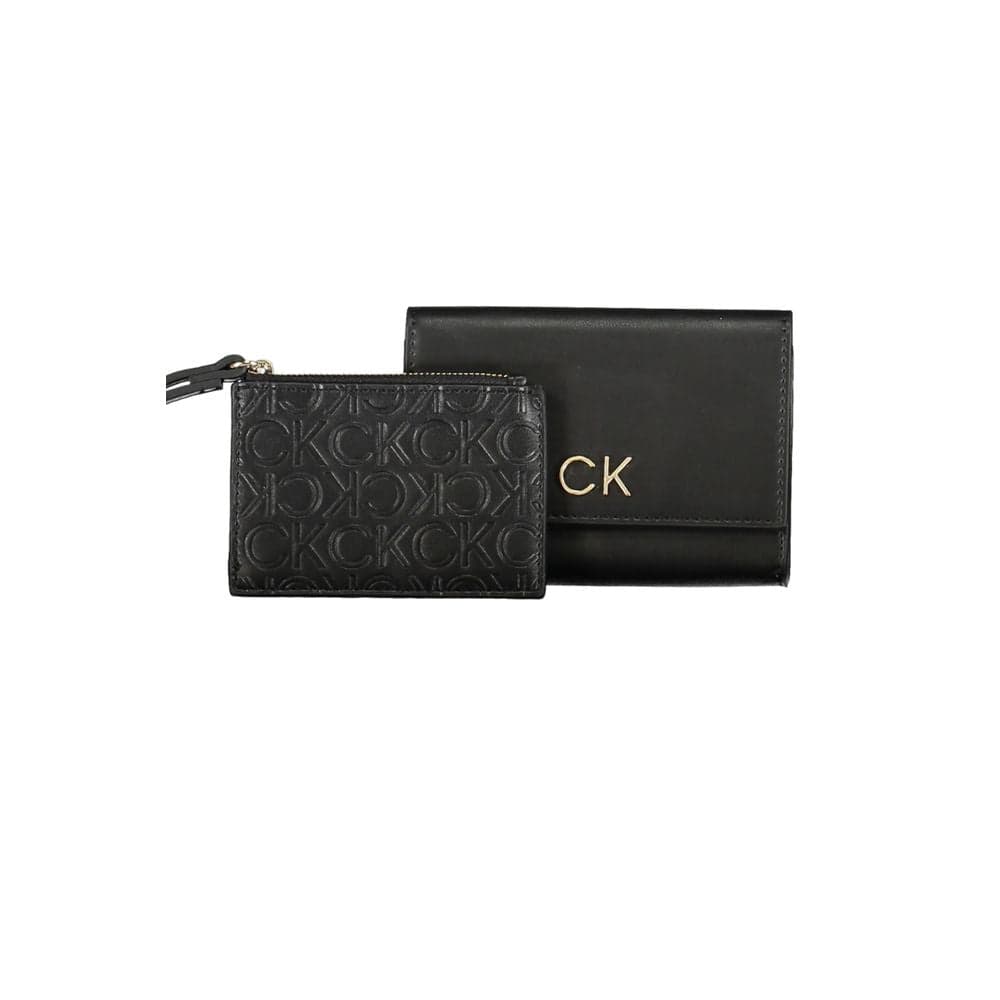 Calvin Klein Black Polyester Women Wallet - 3