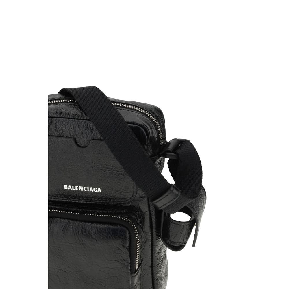 Balenciaga Black Lamb Ovis Aries Aries Shoulder Bag - 4