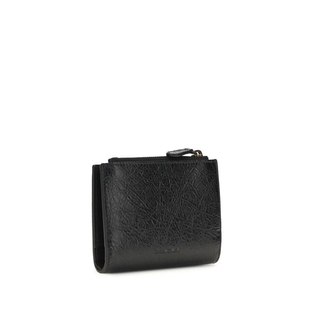 Balenciaga Black Lamb Ovis Aries Aries Wallet - 2