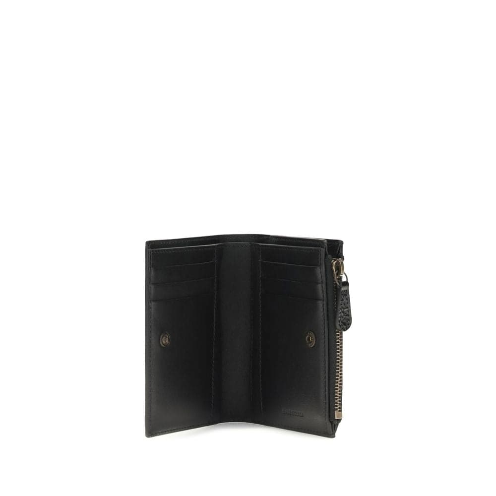 Balenciaga Black Lamb Ovis Aries Aries Wallet - 3