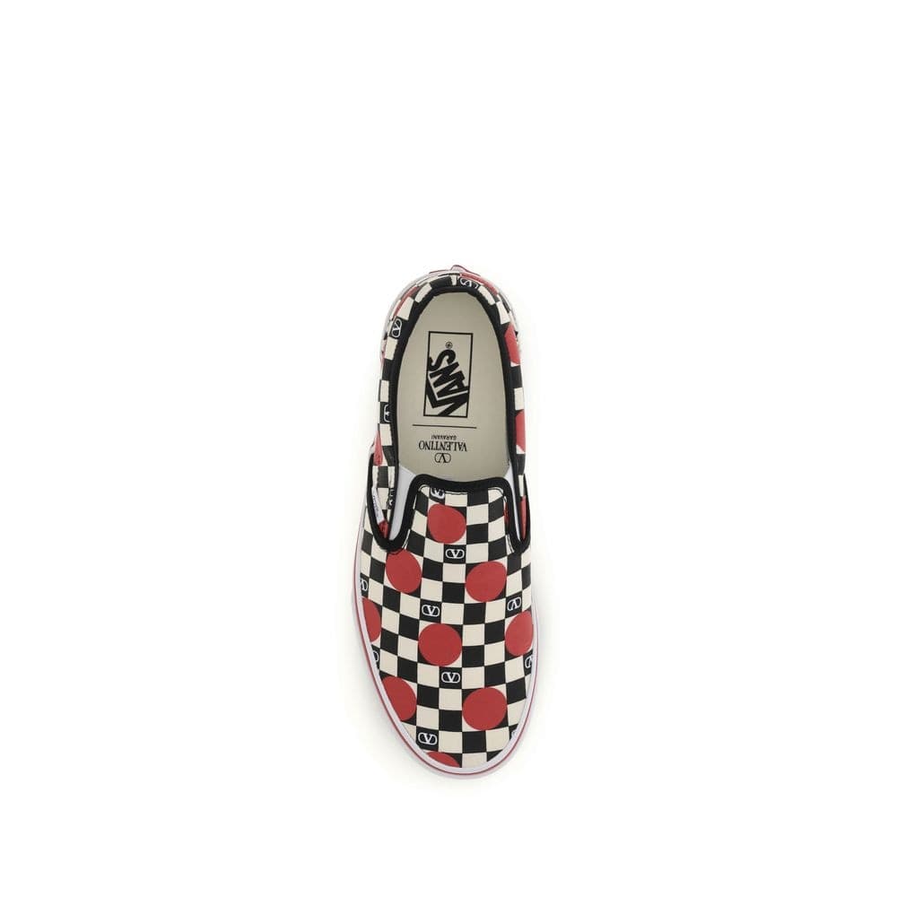 Valentino Garavani Multicolor Cotton Low Top Sneakers - 4