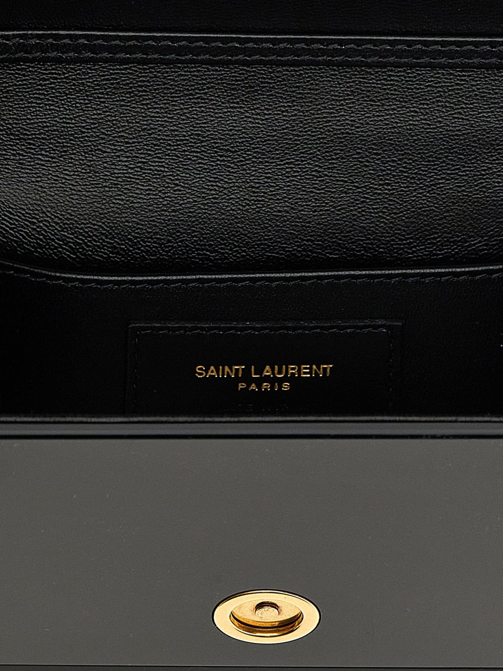 Saint Laurent Black Plexiglass Crossbody Bag - 4