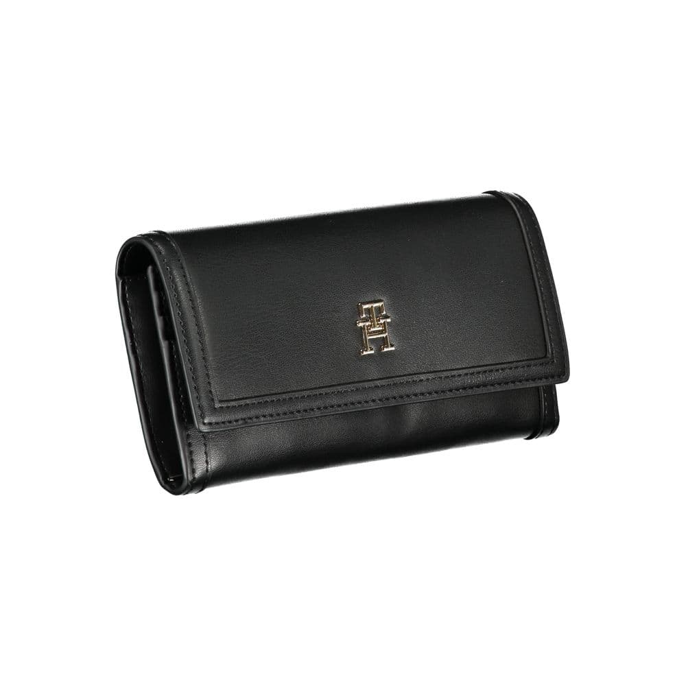 Tommy Hilfiger Elegant Black Dual-Compartment Wallet - 3