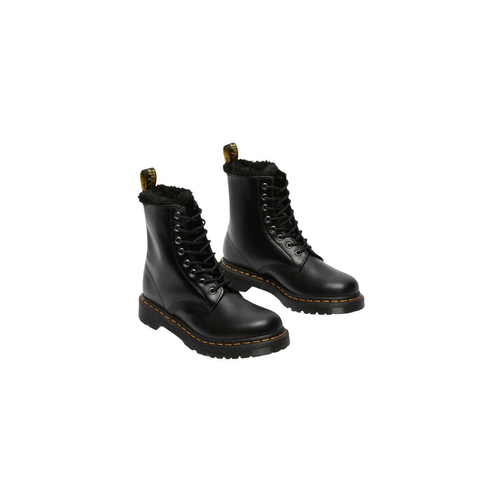 Dr. Martens Black Leather Lace-Up Boots - 3