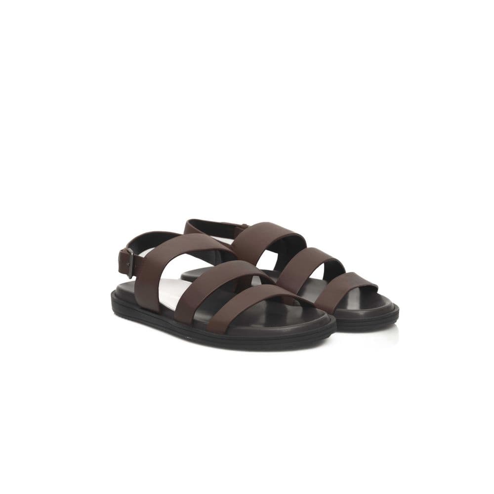 Cerruti 1881 Brown Cowhide Men Sandal - 3
