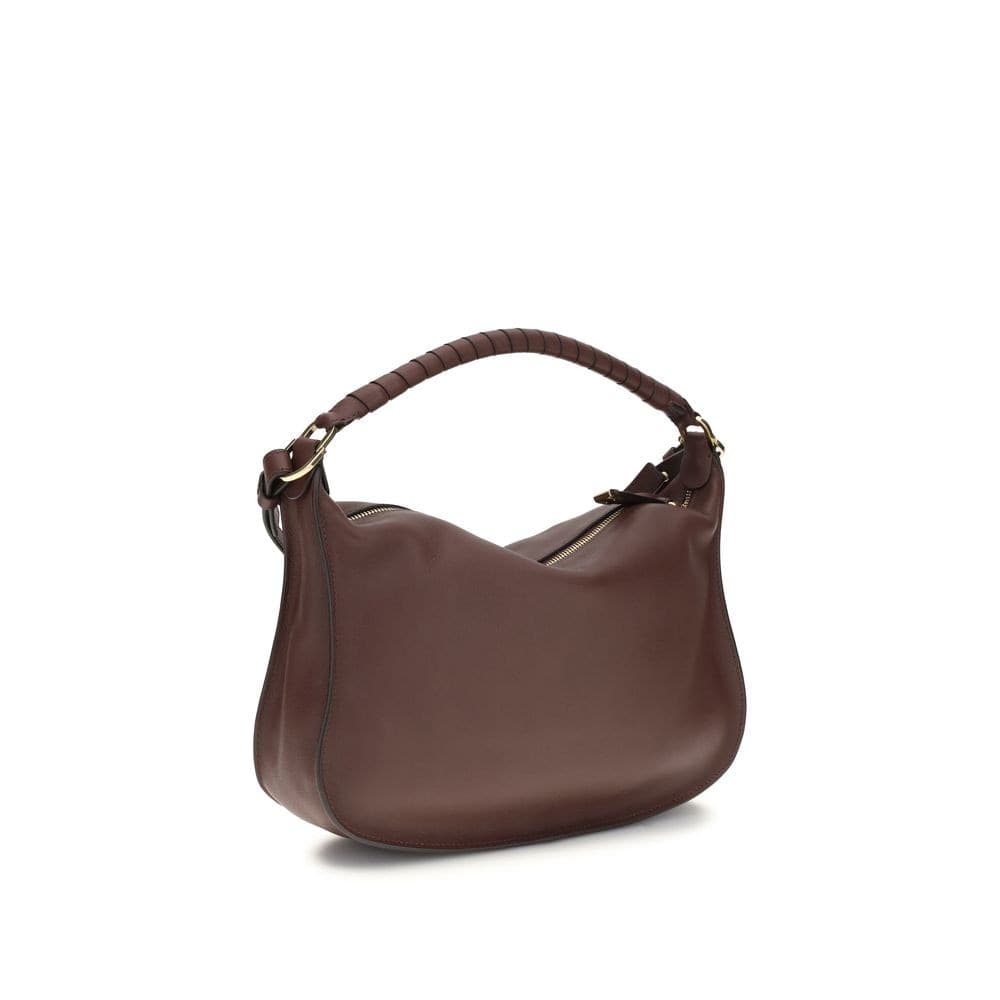 Chloé Bordeaux Calf Leather Bos Taurus Shoulder Bag - 3