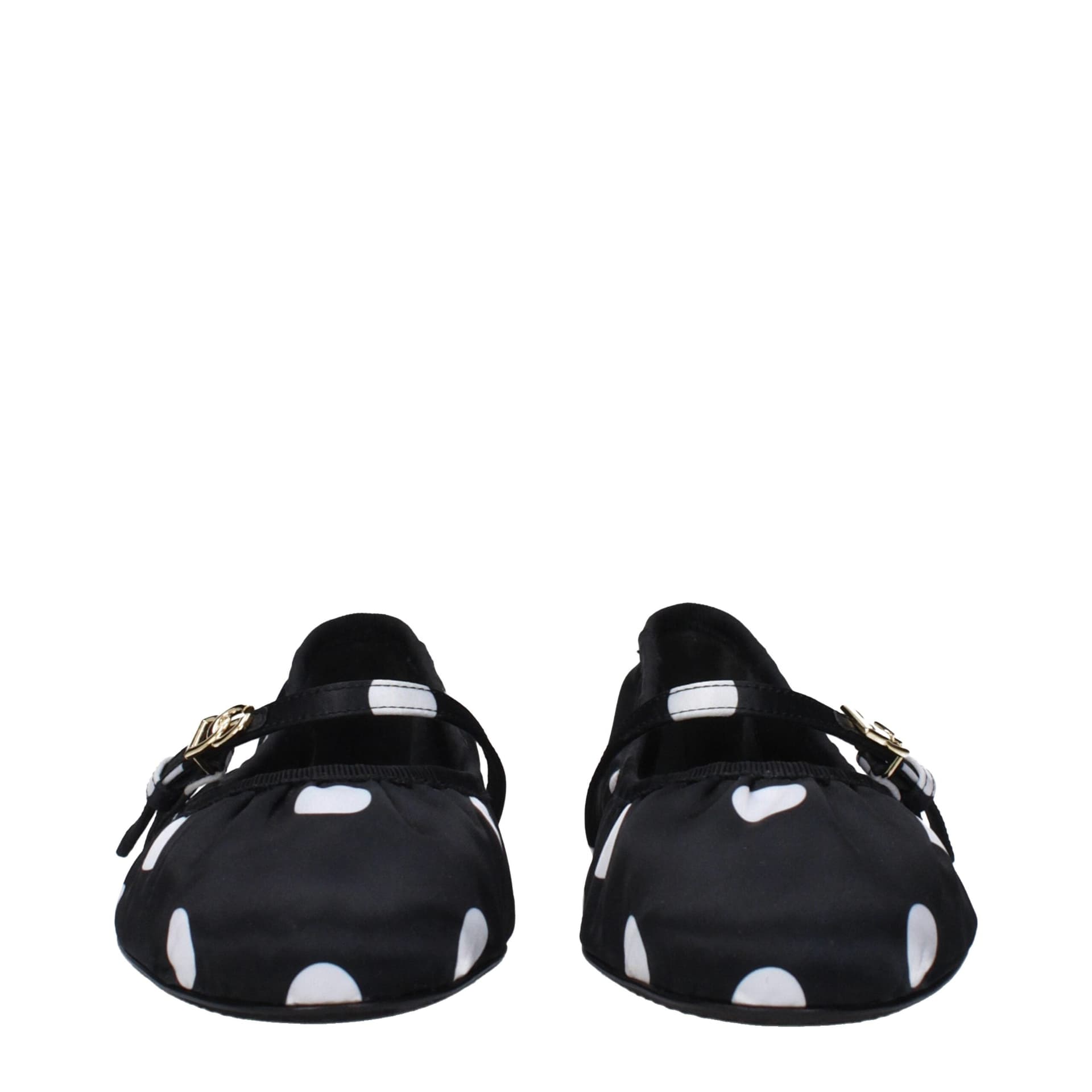 Dolce & Gabbana Black Fabric Ballet Flats - 3