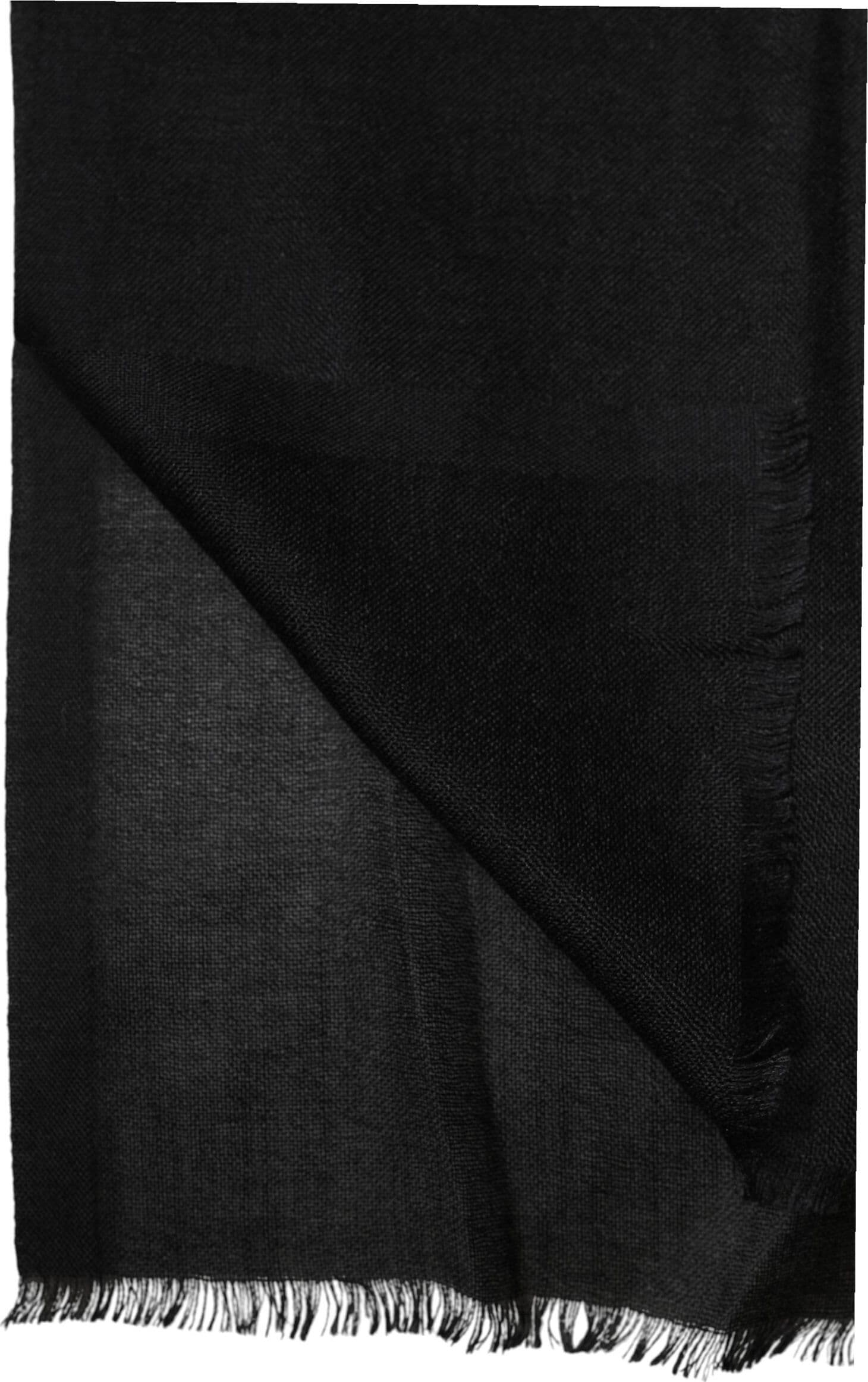 Dolce & Gabbana Black Cashmere Knit Neck Wrap Shawl Scarf - 3