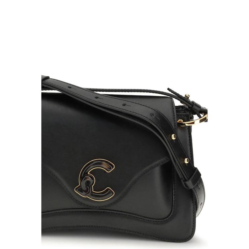 Coccinelle Black Calf Leather Bos Taurus Shoulder Bag - 4