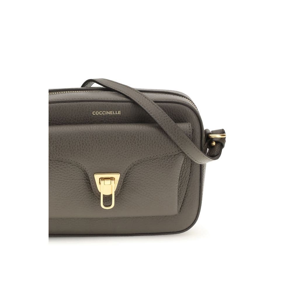 Coccinelle Brown Calf Leather Bos Taurus Shoulder Bag - 4