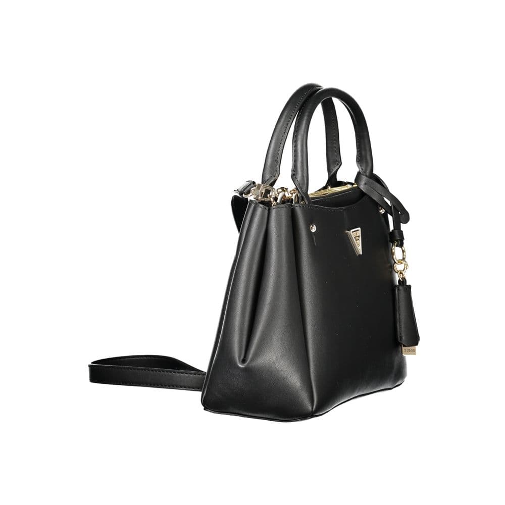 Guess Jeans Nero Poliuretano Women Handbag - 3