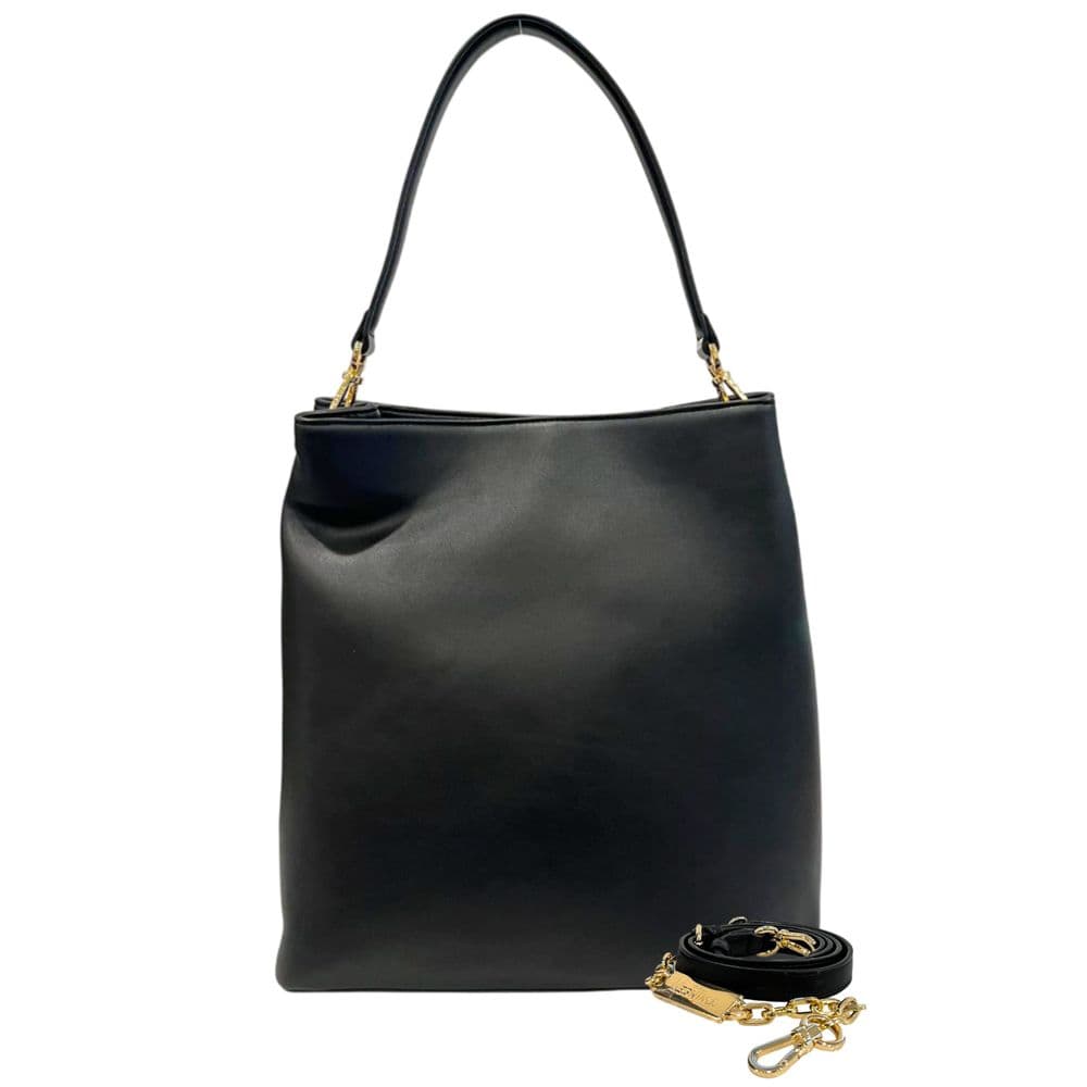 Twinset Black PU Women Shoulder Bag - 3