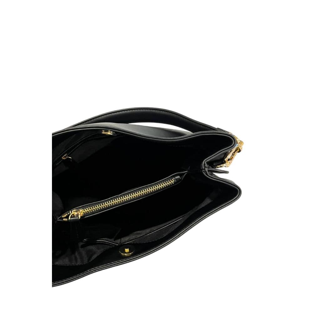 Twinset Black PU Women Shoulder Bag - 7