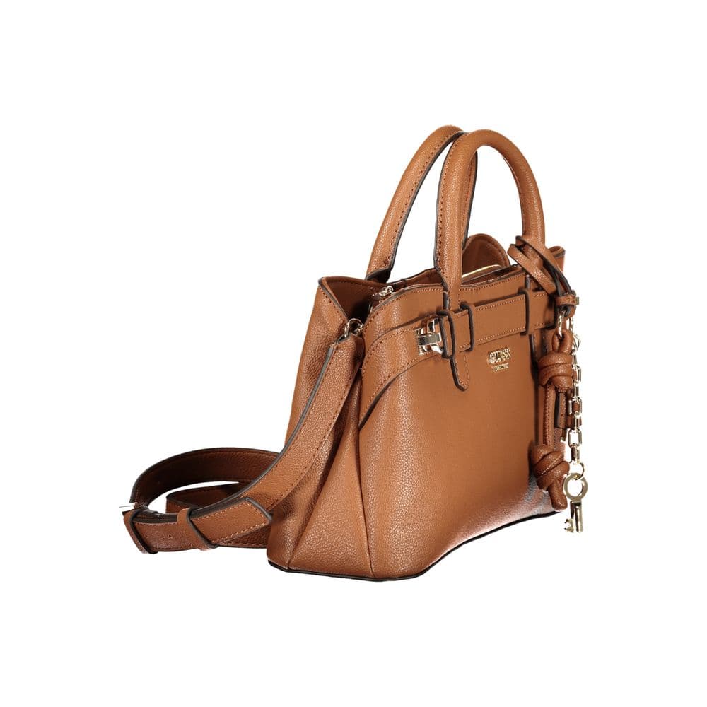 Guess Jeans Marrone Polyurethane Women Handbag - 3
