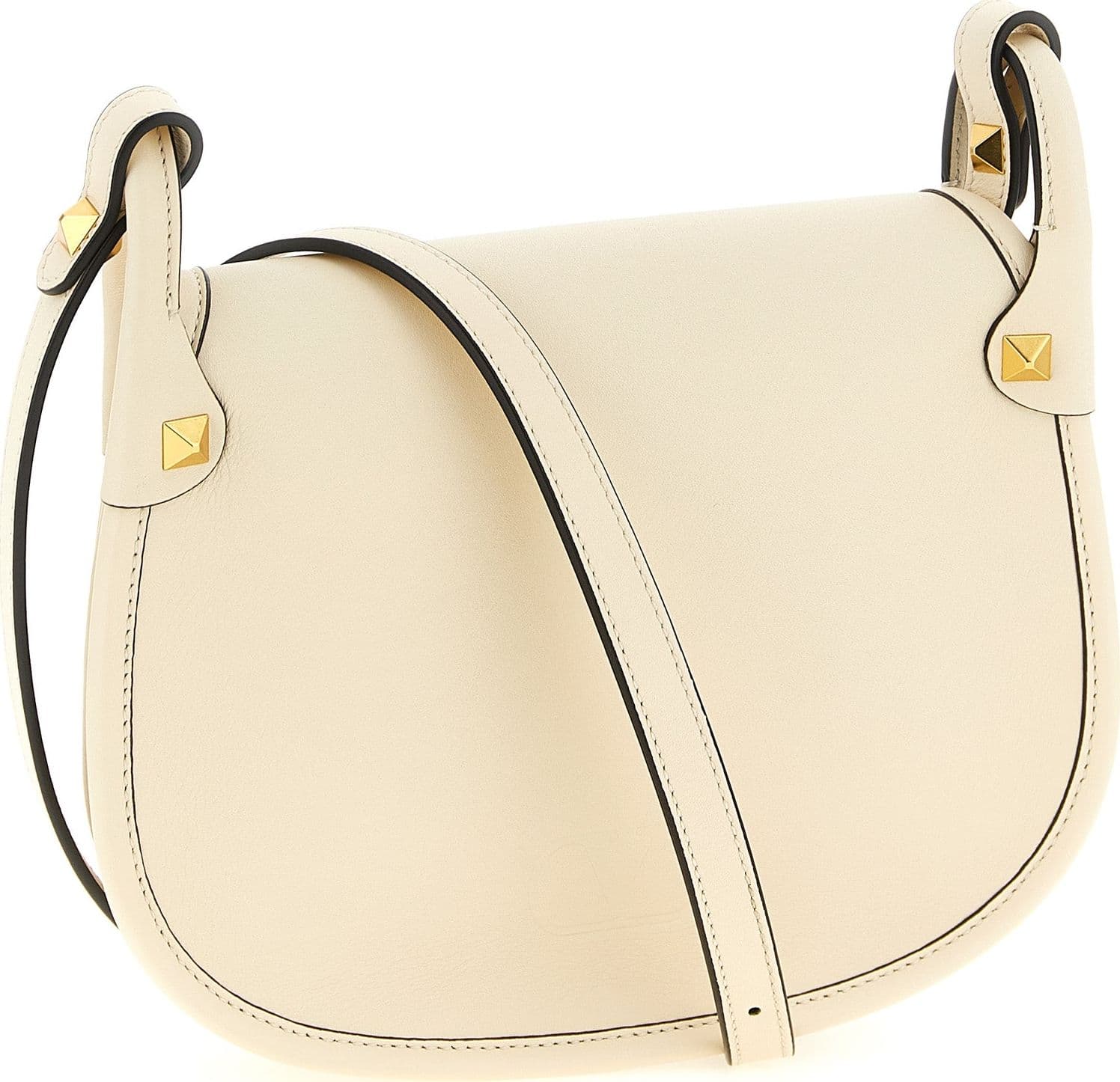 Valentino Garavani White Calfskin Shoulder Bag - 2