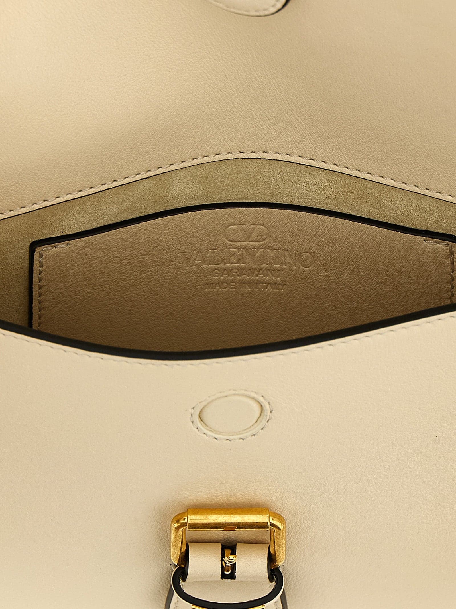 Valentino Garavani White Calfskin Shoulder Bag - 4