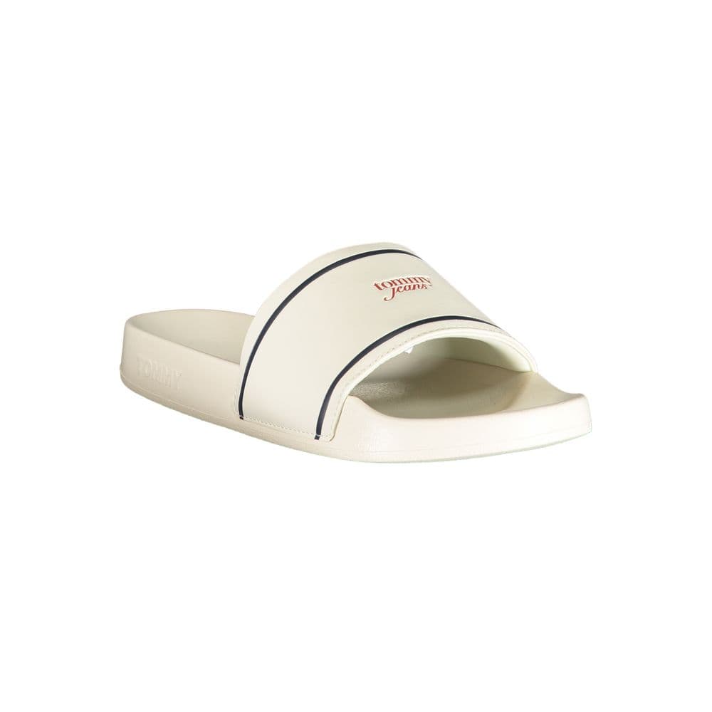 Tommy Hilfiger White Polyurethane Women's Slipper - 2