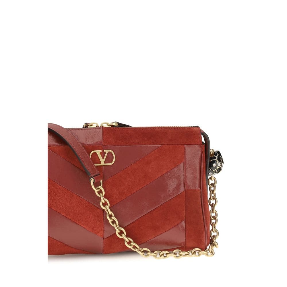 Valentino Garavani Multicolor Calf Leather Bos Taurus Shoulder Bag - 4