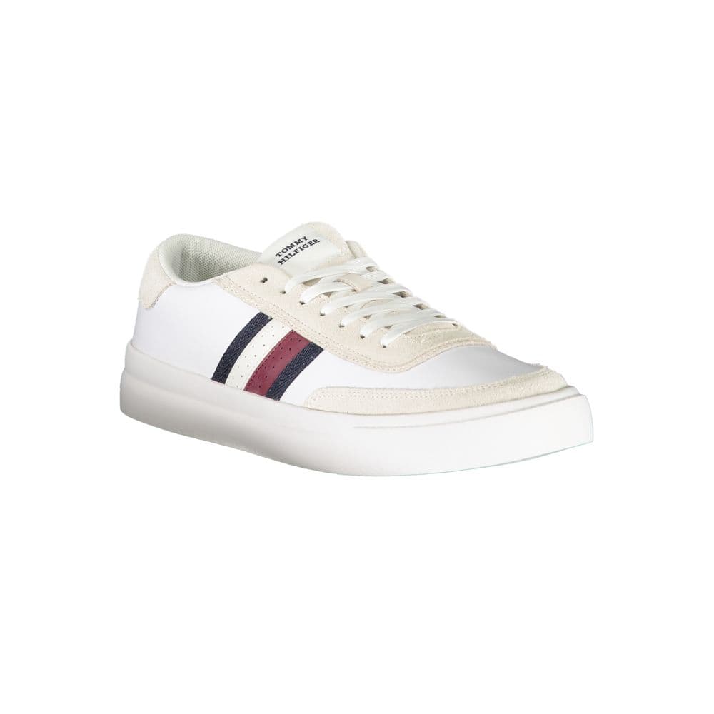 Tommy Hilfiger White Leather Men Sneaker - 2