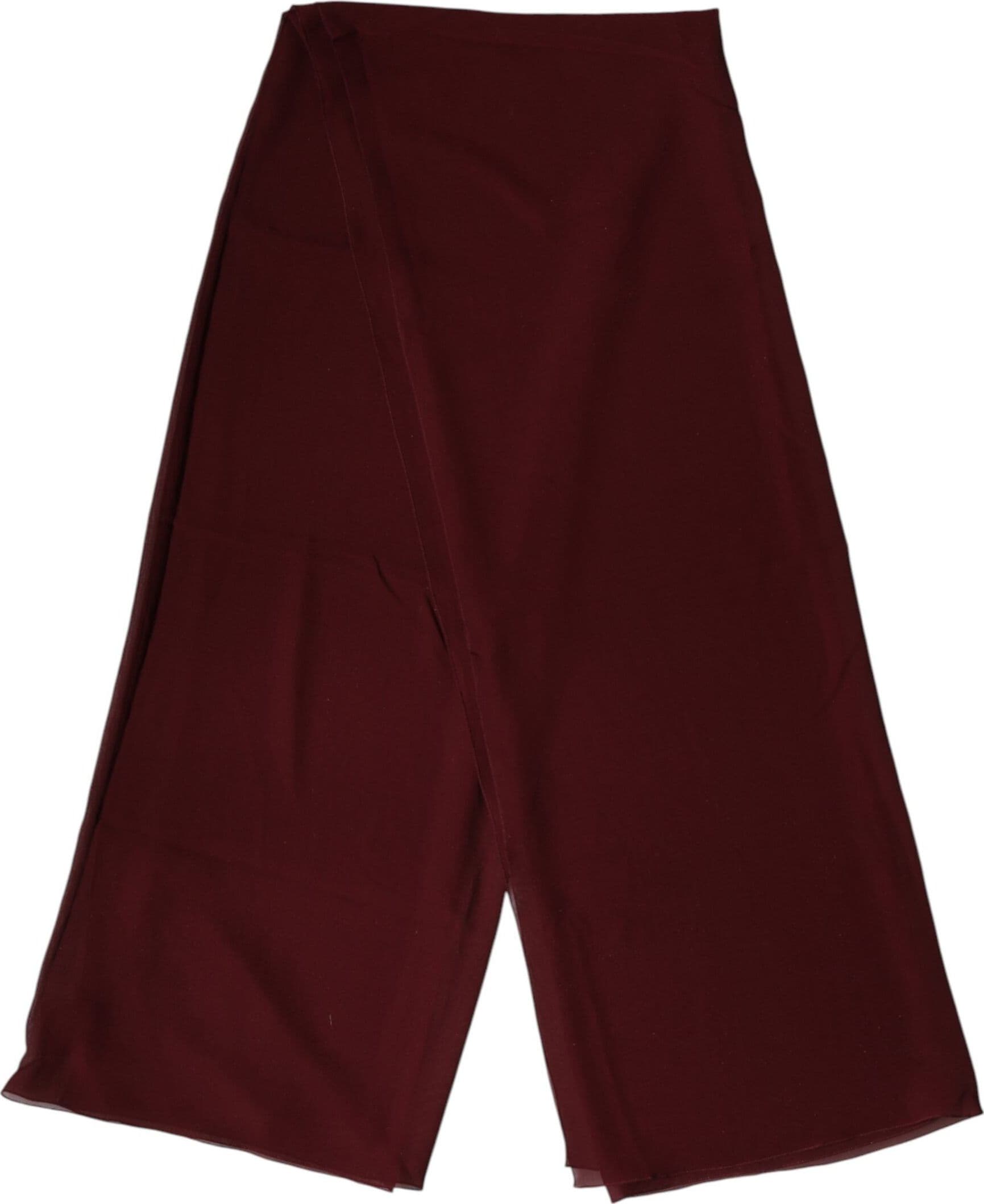 Dolce & Gabbana Maroon Silk Stole Neck Wrap Shawl Men 200cm x 130cm  Scarf - 2