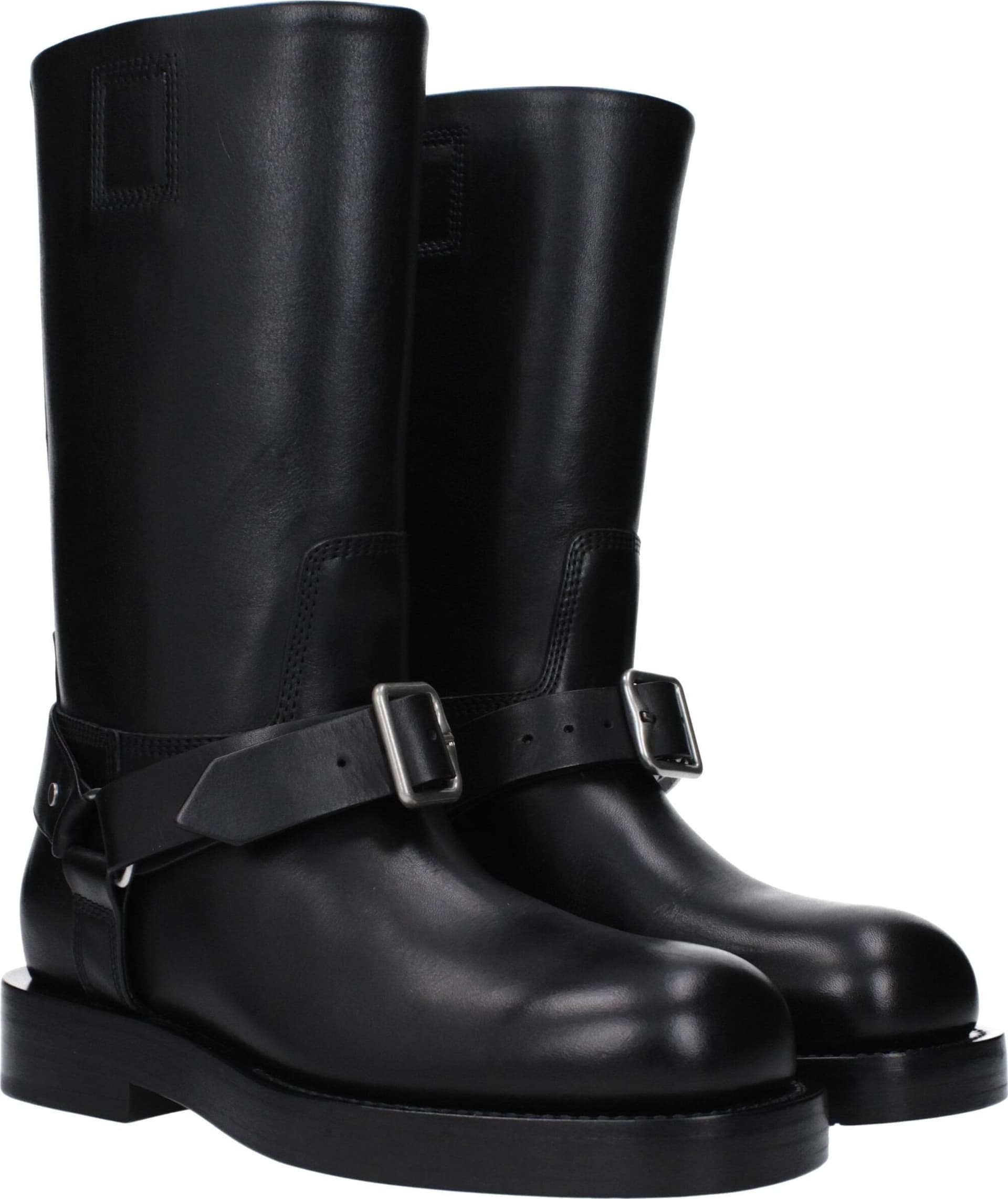 Burberry Black Leather Boots - 2