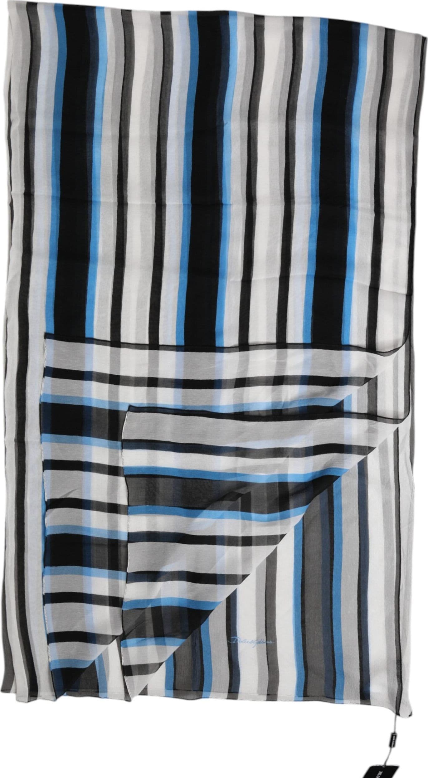 Dolce & Gabbana Multicolor Striped Neck Warmer Wrap Scarf - 3