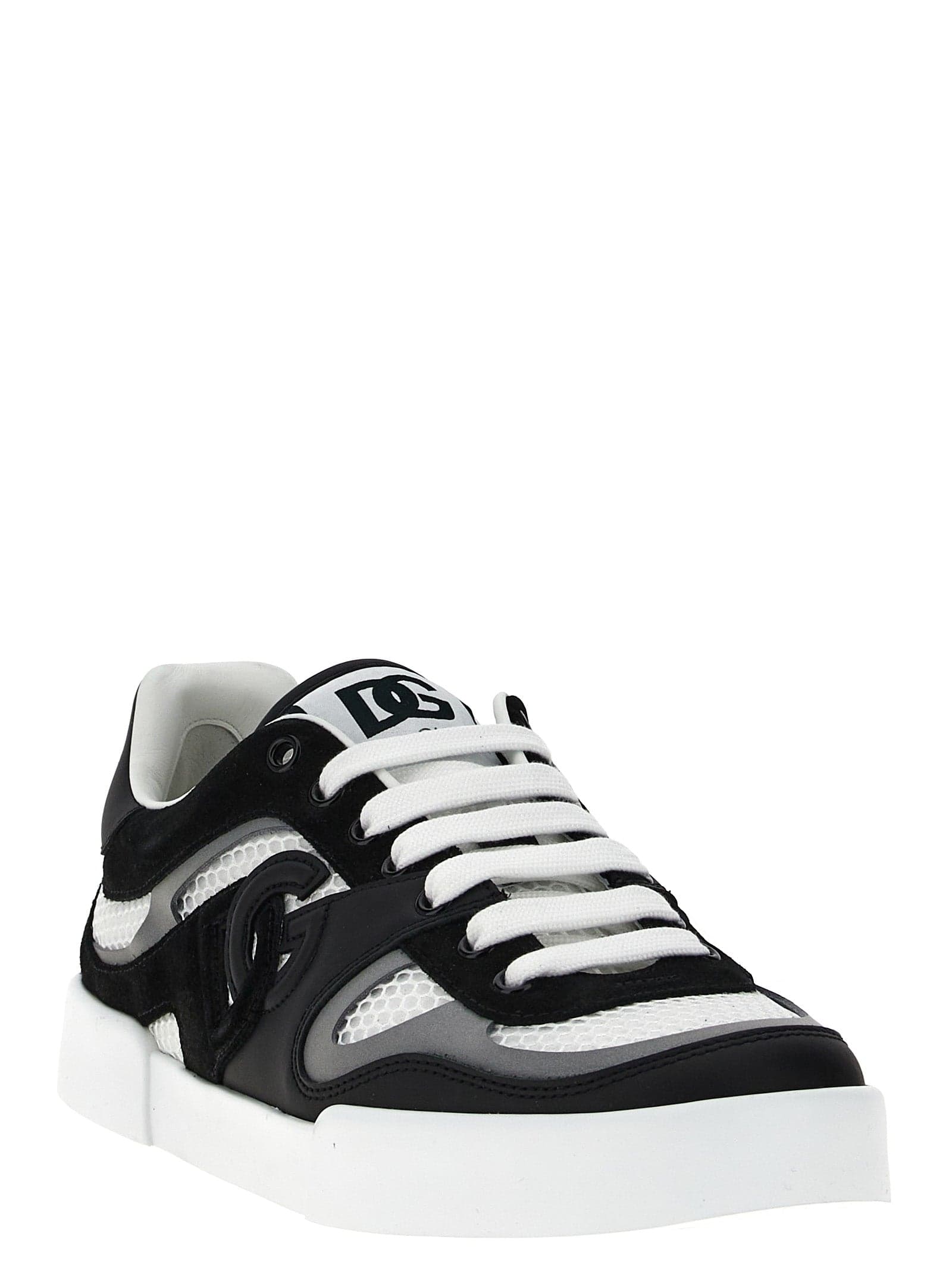 Dolce & Gabbana Bicolor Calfskin Sneakers - 2