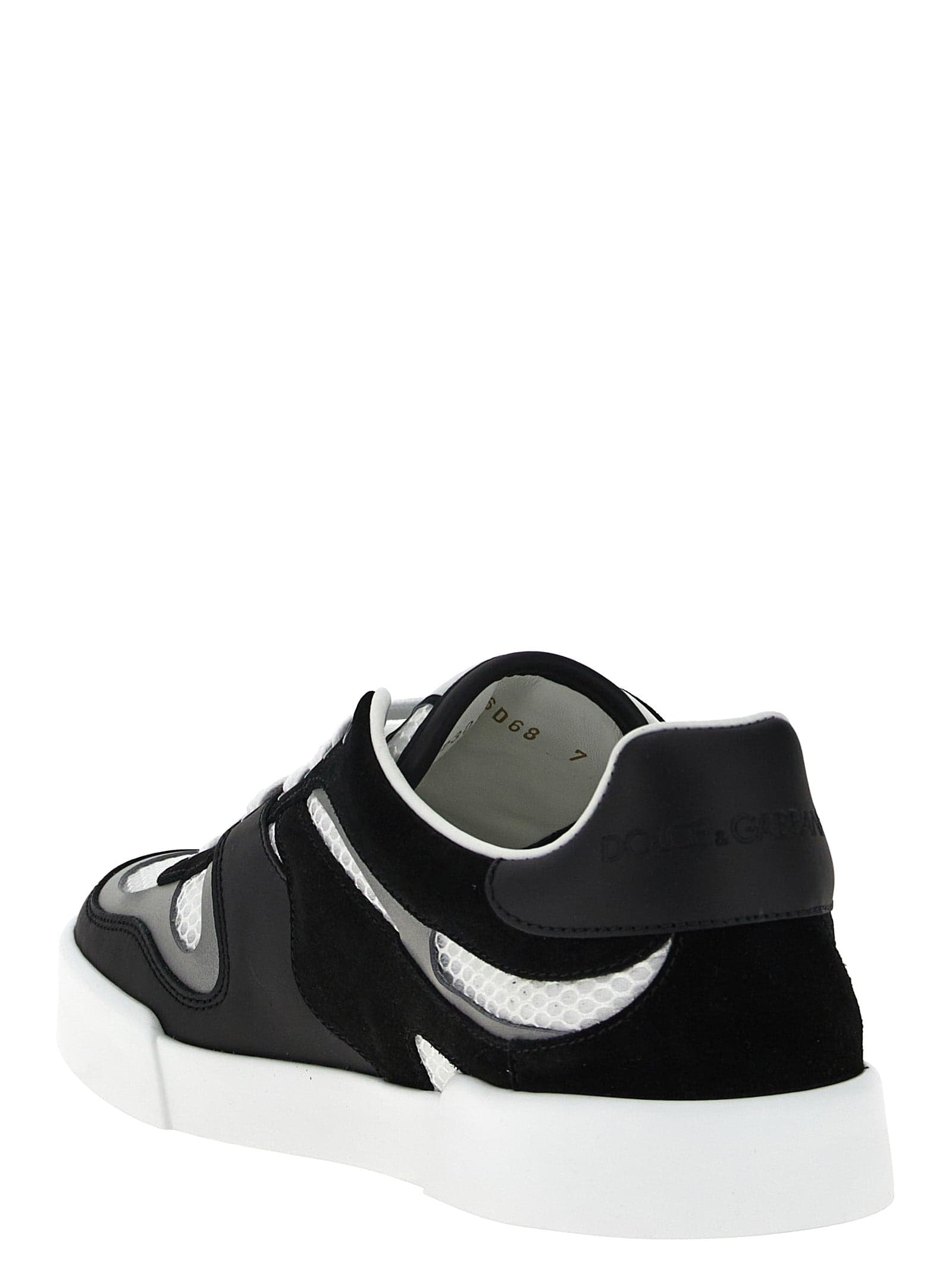 Dolce & Gabbana Bicolor Calfskin Sneakers - 3