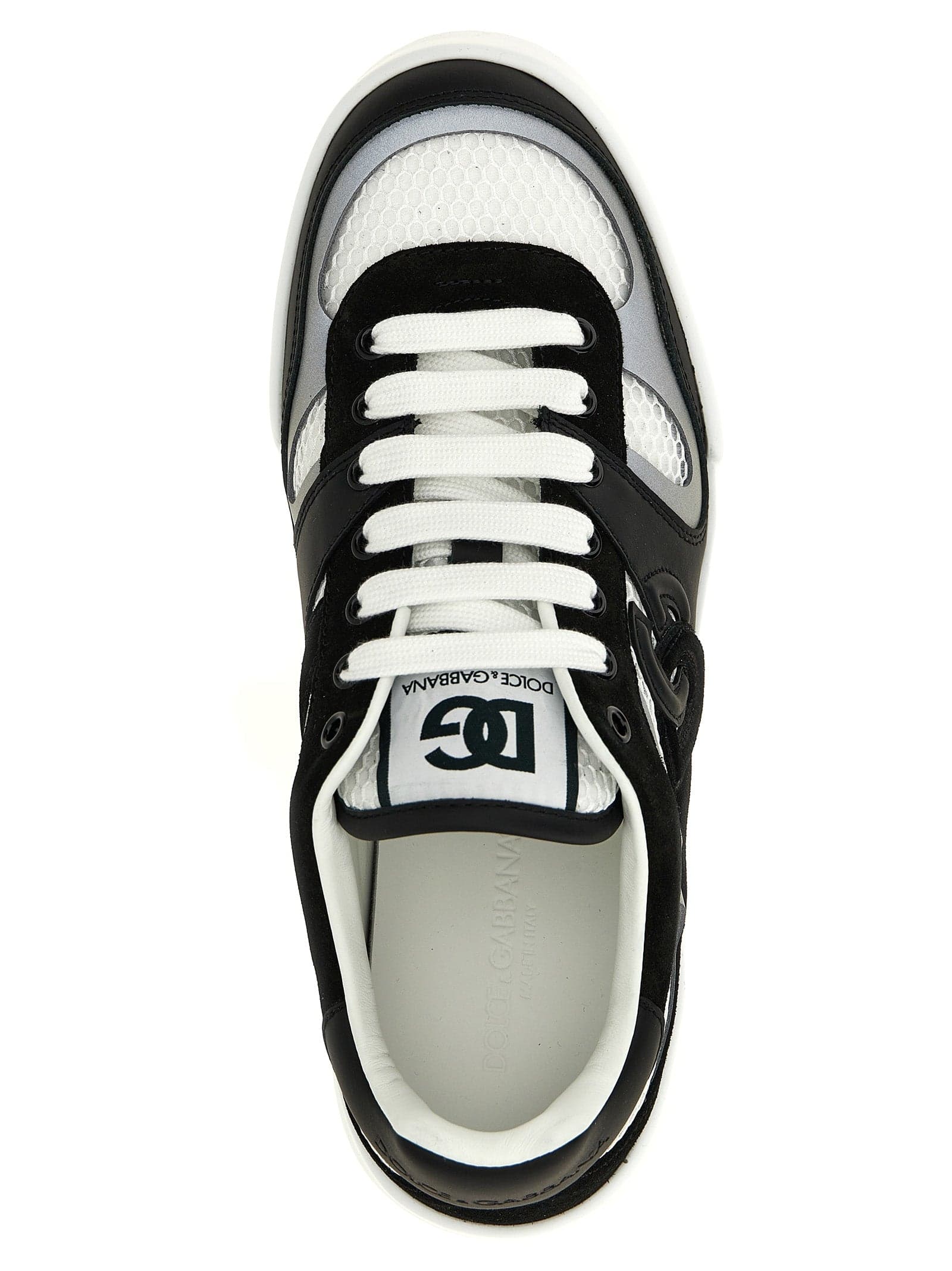 Dolce & Gabbana Bicolor Calfskin Sneakers - 4