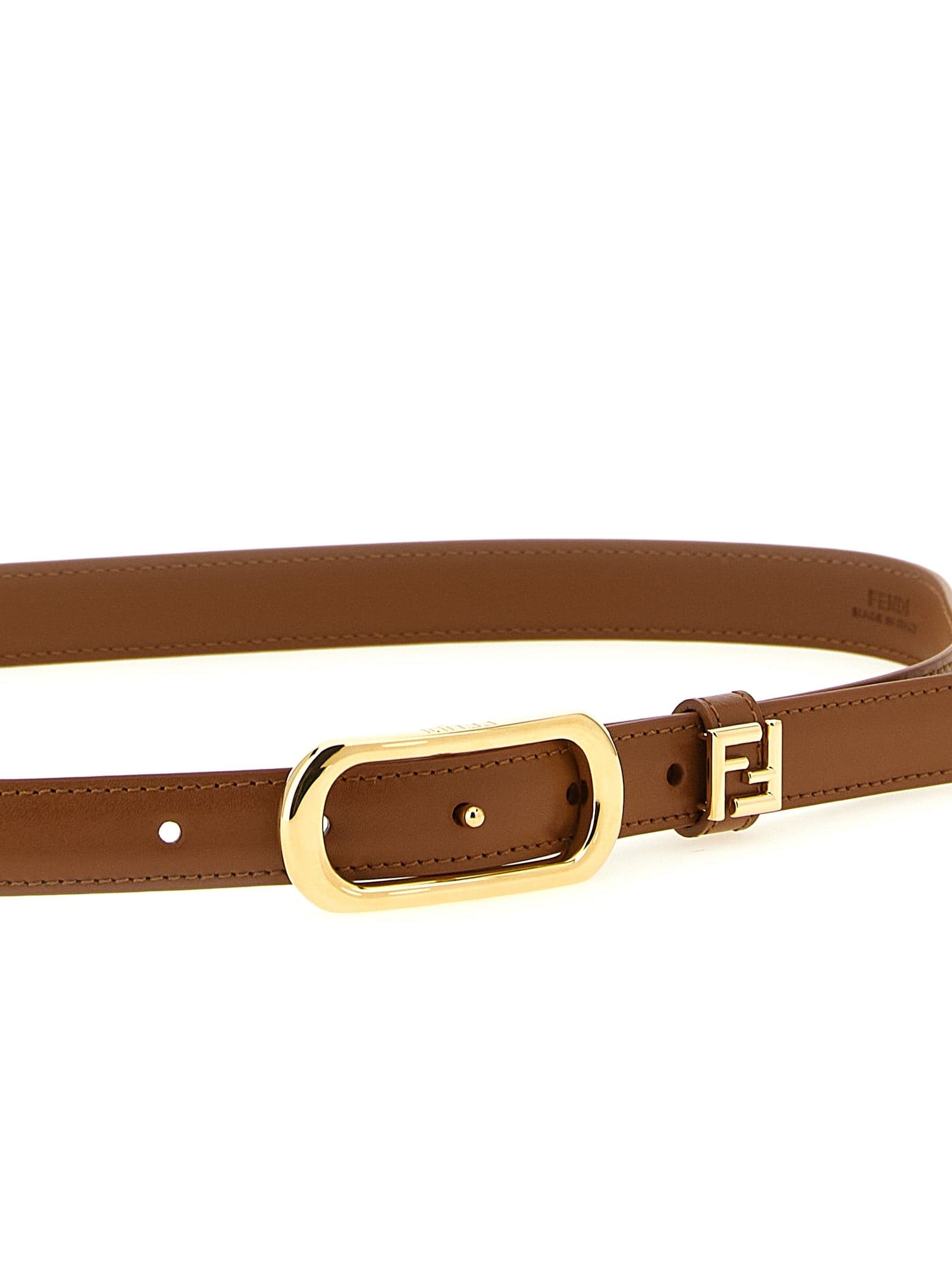 Fendi Brown Calfskin Regular Belt - 3