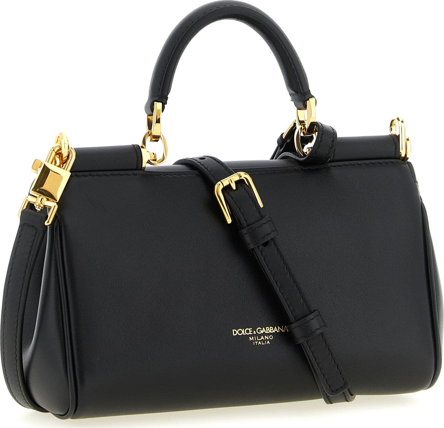 Dolce & Gabbana Black Calfskin Handbag - 2