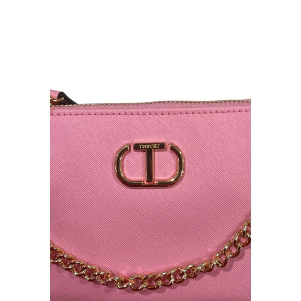 Twinset White PU Women Handbag - 5