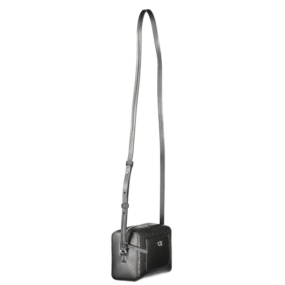 Calvin Klein Black Polyester Women Shoulder Bag - 3