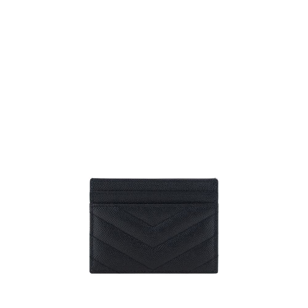 Saint Laurent Black Calf Leather Bos Taurus Wallet - 2