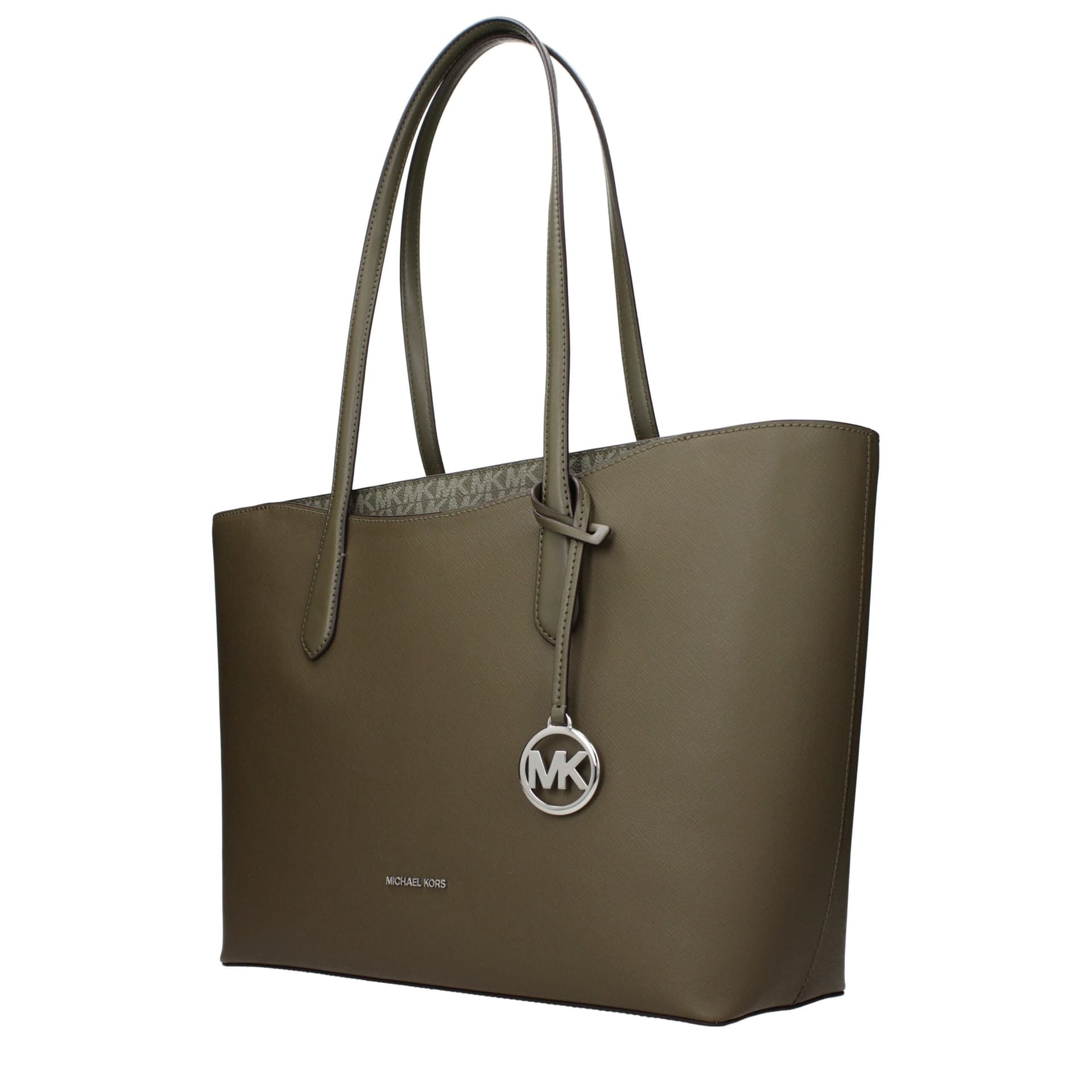 Michael Kors Green Fabric Shoulder Bag - 2