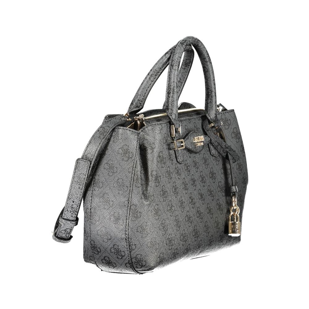 Guess Jeans Nero Poliuretano Women Handbag - 3