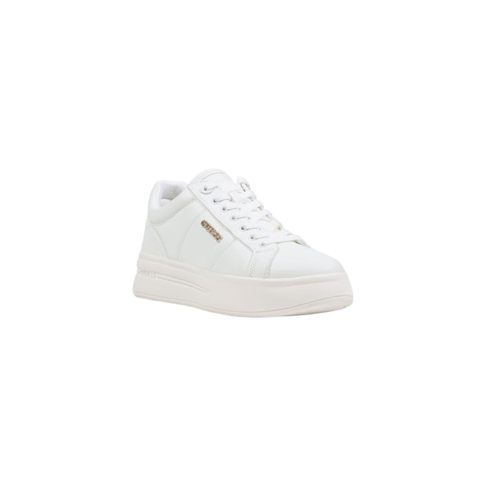 Guess White Polyethylene Platform Sneakers - 2