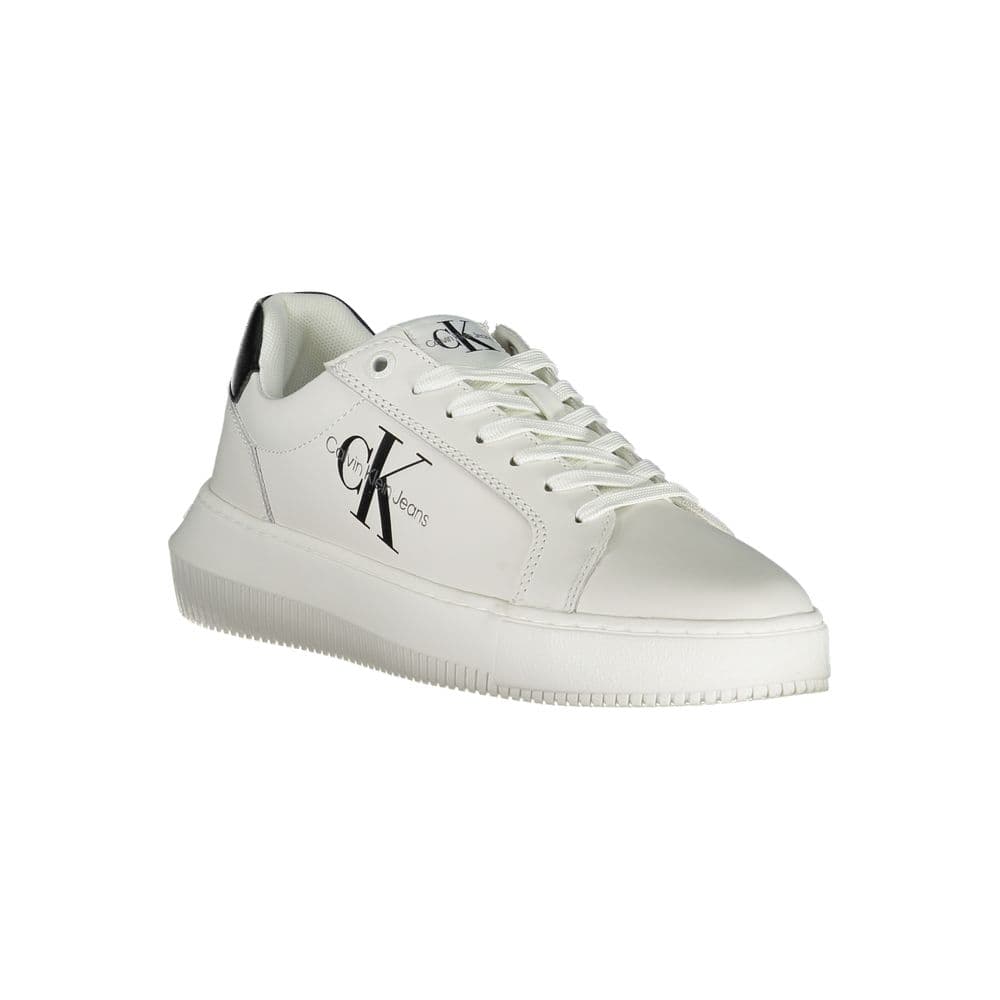 Calvin Klein White Leather Women Sneaker - 2