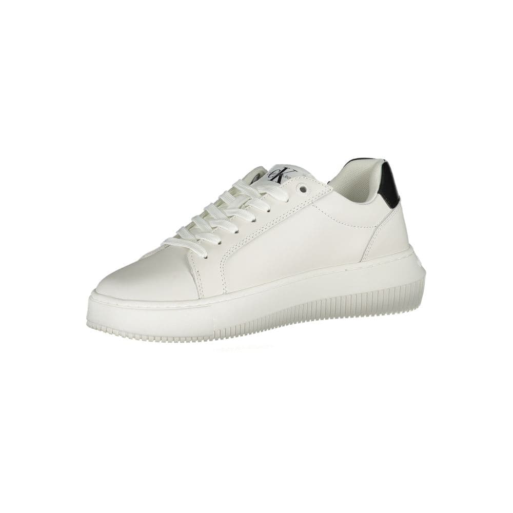 Calvin Klein White Leather Women Sneaker - 3