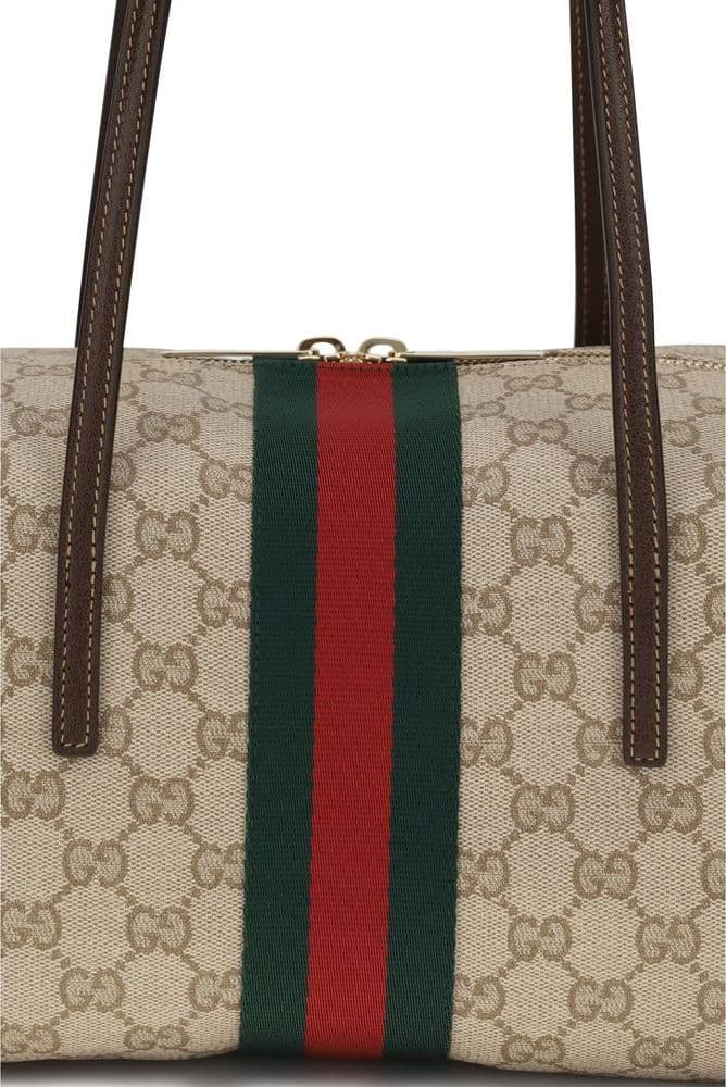 Gucci Beige Cotton Handbag - 4